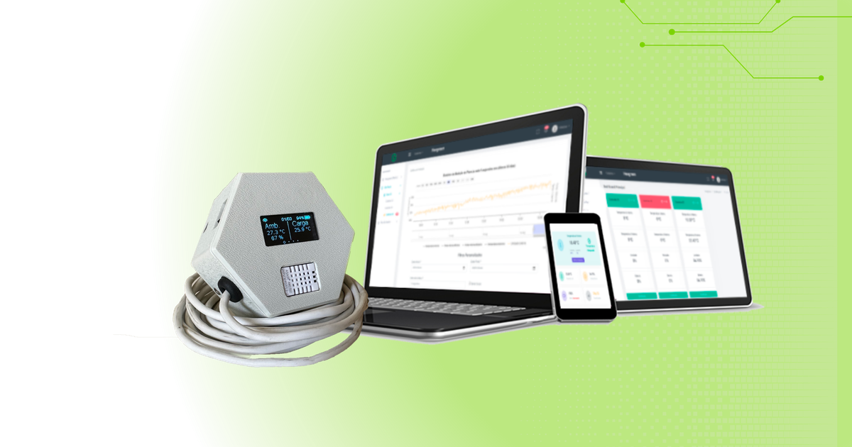 Kit de monitoramento com sensores, gateway e sistema online - Monitoramento de Temperatura e Umidade em Tempo Real
